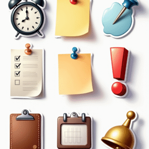 Reminder & To-Do - Sticker Sheet v9